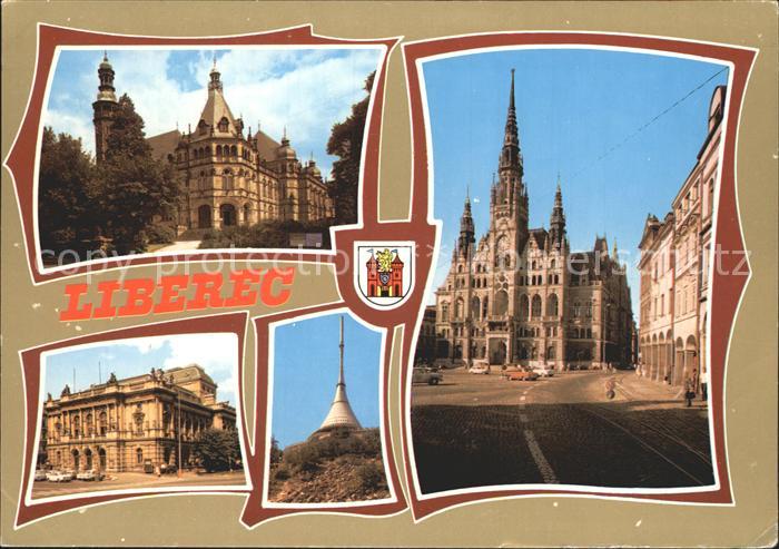 Liberec Muzea Radnice Divadlo Luzicke hory Jested Museum Rathaus Theater