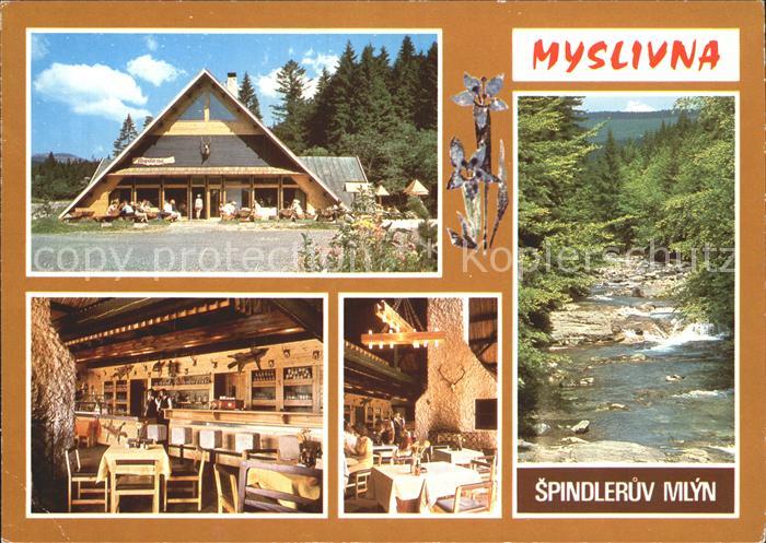 Spindleruv Mlyn Spindlermuehle Restaurace Myslivna Restaurant Fluss