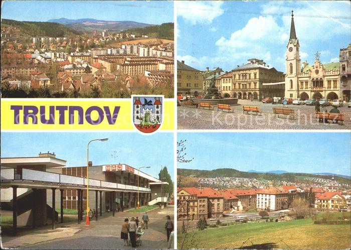 Trutnov Panorama Platz Kaufhaus