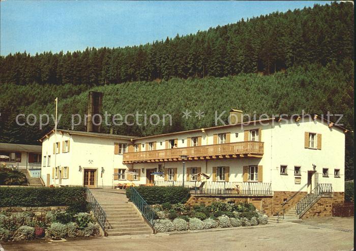 Frankenhain Thueringen Ferienheim des VEB Braunkohlenwerk Geiseltal