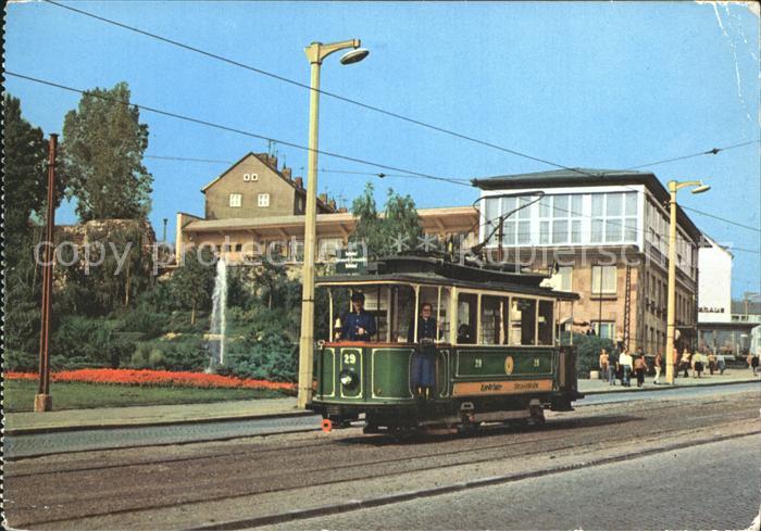 Nordhausen Thueringen Historische Strassenbahn HO Gaststaette Stadtterrasse