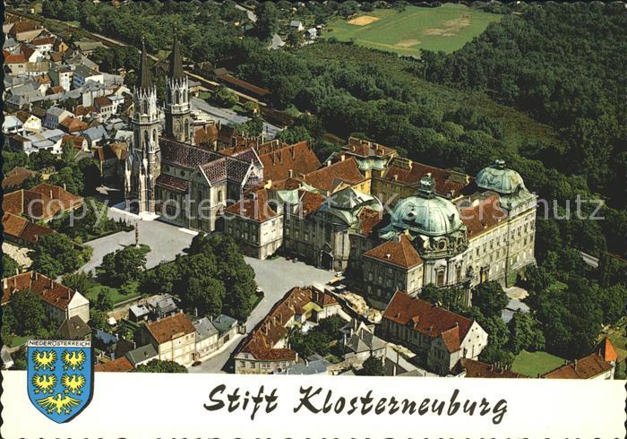 Klosterneuburg Augustiner Chorherrenstift Wappen Fliegeraufnahme