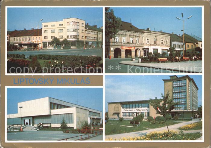 Liptovsky Mikulas Namestie osloboditelov Slovenska statna sporitelna Hotel Janos