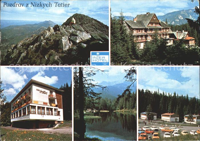 Nizke Tatry Niedere Tatra Berghotel See Gebirgspanorama