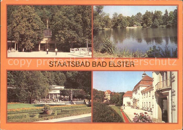 Bad Elster Marienquelle Gondelteich Badecafe Badehaus