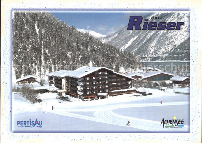 Pertisau Achensee Hotel Rieser Langlauf Winterpanorama