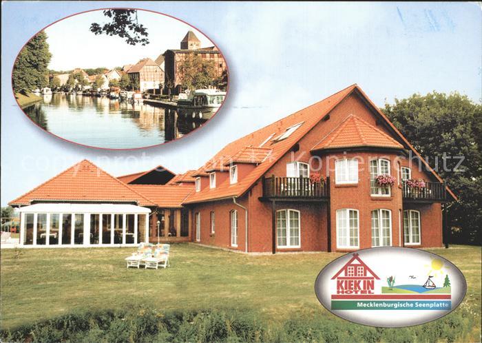 Plau See Hotel Marianne Kanal Mecklenburgische Seenplatte