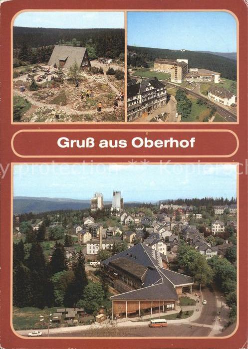 Oberhof Thueringen Rennsteiggarten FDGB Erholungsheim Hotel Panorama