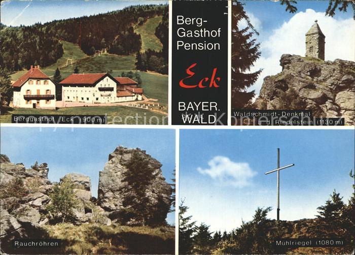 Arrach Berggasthof Pension Eck Denkmal Gipfelkreuz Rauchroehren Felsen