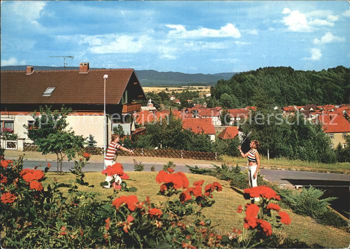 Walkenried Teilansicht Luftkurort Federball