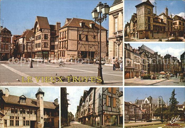 Troyes Aube Place Foch Vieilles Maisons Eglise Hotel Mauroy Musee Rue Mahle Jard