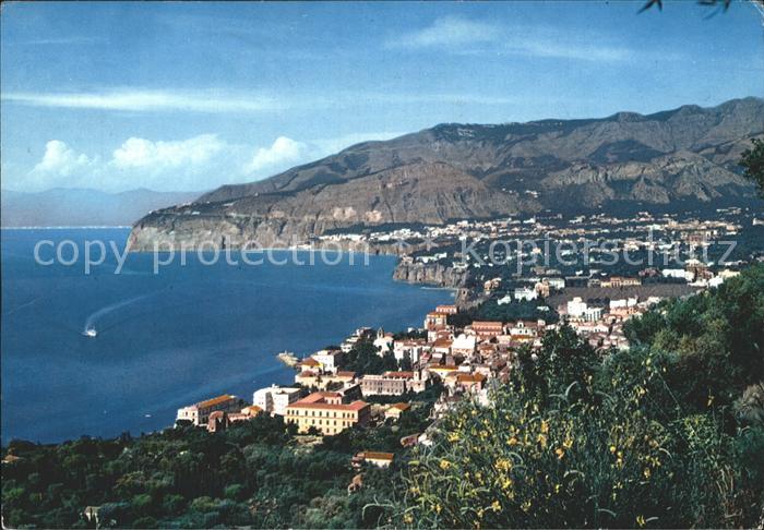 Sorrento Campania Panorama Kueste