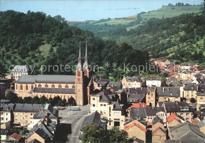 Diekirch Eglise vue aerienne