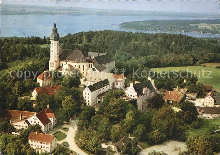 Kloster Andechs am Ammersee Fliegeraufnahme