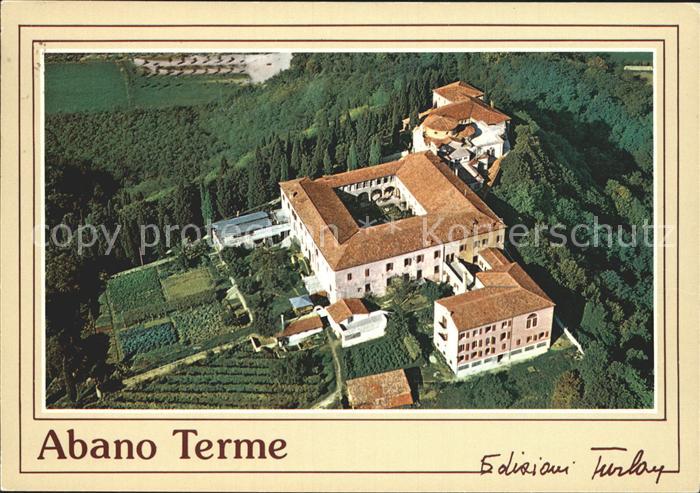 Abano Terme Fliegeraufnahme Monastere Benedettino
