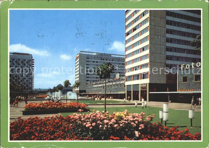 DRESDEN Elbe Prager Strasse mit Interhotels Bastei Koenigstein und Newa