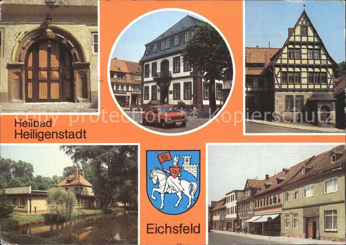 Eichsfeld Duderstadt Heiligenstadt Kneippbad Rathaus Karl-Marx-Allee