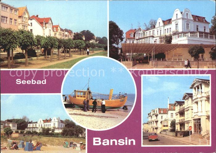 Bansin Ostseebad Strandpromenade Fischerstrand Karl-Marx-Strasse