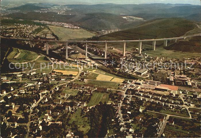 Eiserfeld Fliegeraufnahme mit Siegtal-Bruecke