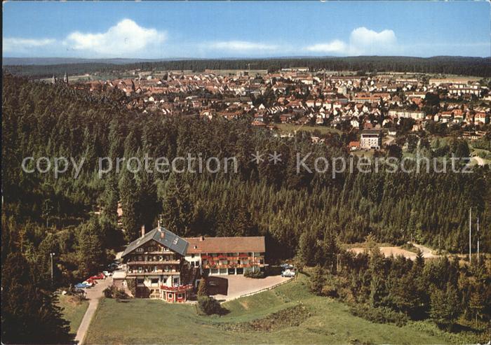 FREUDENSTADT BW Waldhotel Cafe Stokinger Fliegeraufnahme