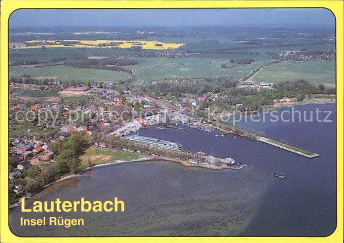 Lauterbach Putbus Fliegeraufnahme Hafen