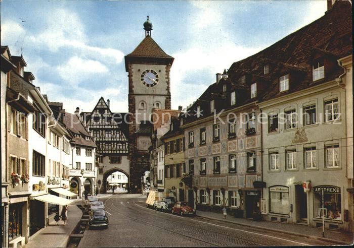 Freiburg Breisgau Schwabentor Oberlinden