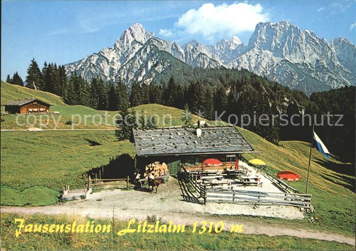 Weissbach Lofer Jausenstation Litzlalm