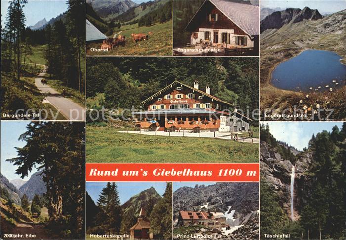 Fuessen Allgaeu Giebelhaus Obertal Hubertuskapelle Prinz Luitpoldhaus Taeschlefa