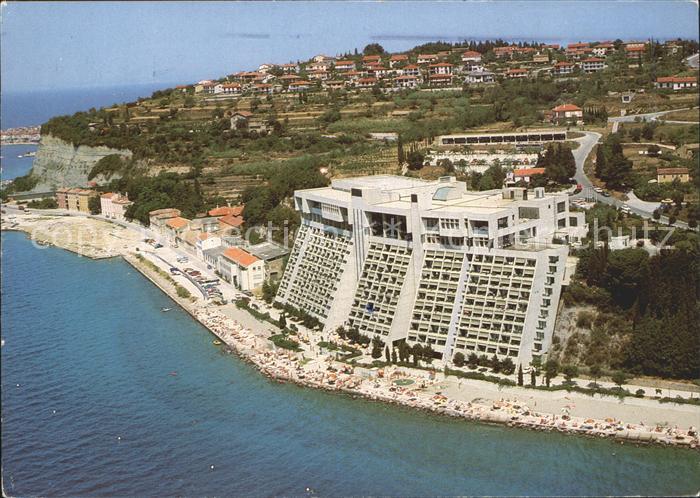 Portorose Istrien Hotel Bernardin Fliegeraufnahme
