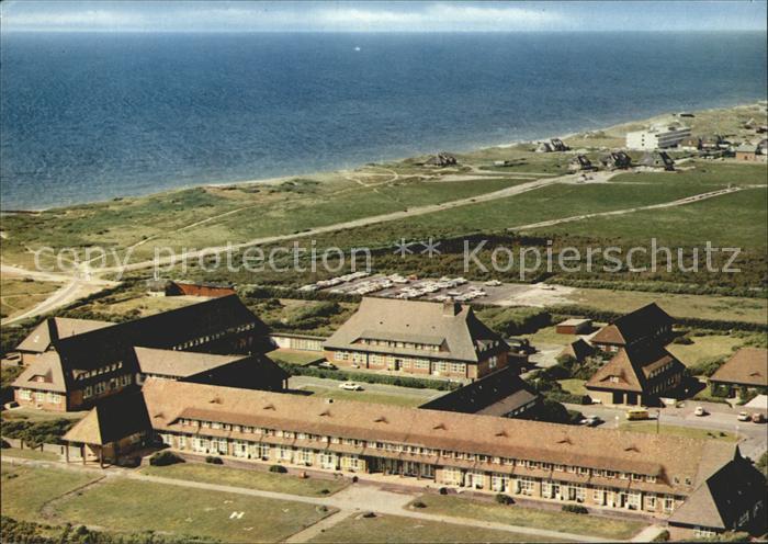 Westerland Sylt Fliegeraufnahme Nordseeklinik