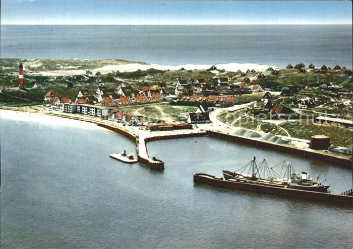 Hoernum Sylt Fliegeraufnahme mit Hafen