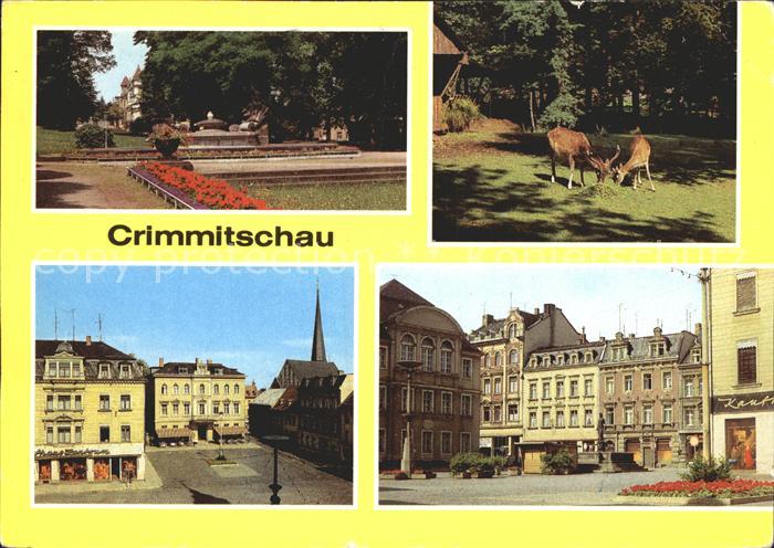 Crimmitschau Friedenspark Sanpark Hotel Haus der Einheit Markt