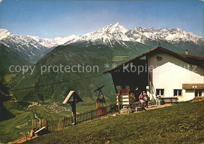 Latsch Vinschgau Bergstation Seilbahn St. Martin am Kofel