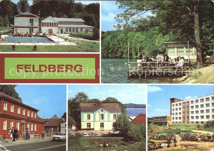 Feldberg Mecklenburg Erholungsheim Stieglitzenkrug Luzinhalle Rathaus Haussee