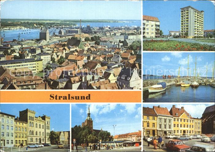Stralsund Mecklenburg Vorpommern Leninplatz Ostkreuz Heinrich-Heine-Ring Hafen a