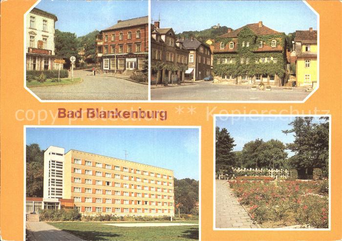 Bad Blankenburg FDGB Erholungsheime Greifenstein  und Magnus Poser Markt