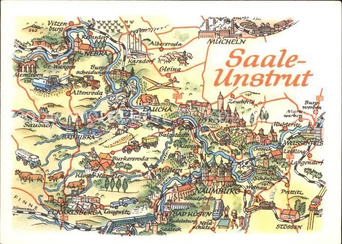 Naumburg Saale Saale-Unstrut-Gebiet Lagekarte