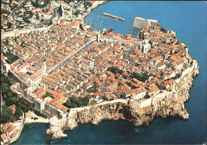 Dubrovnik Ragusa Fliegeraufnahme