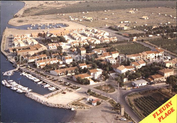 Toulouse Haute-Garonne Fleury Plage Fliegeraufnahme mit Hafen