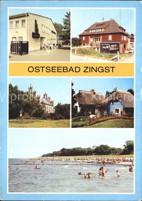 Zingst Ostseebad Restaurant Nordlicht Kurhaus Kirche Strand