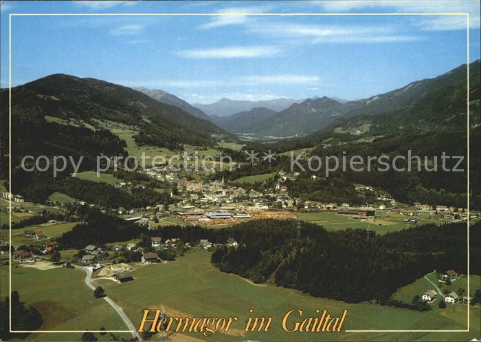 Hermagor Kaernten Fliegeraufnahme Pressegger See