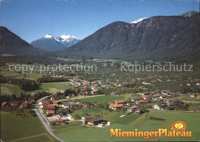 Mieminger Plateau Fliegeraufnahme