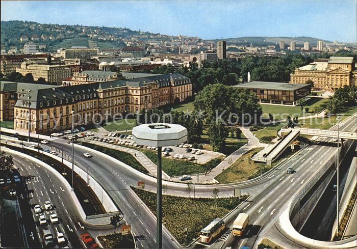 STUTTGART  CITY Charlottenplatz Schloss Landtag Oper