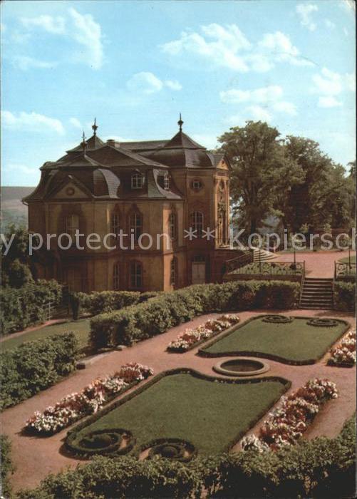Dornburg Saale Schloss mit Garten
