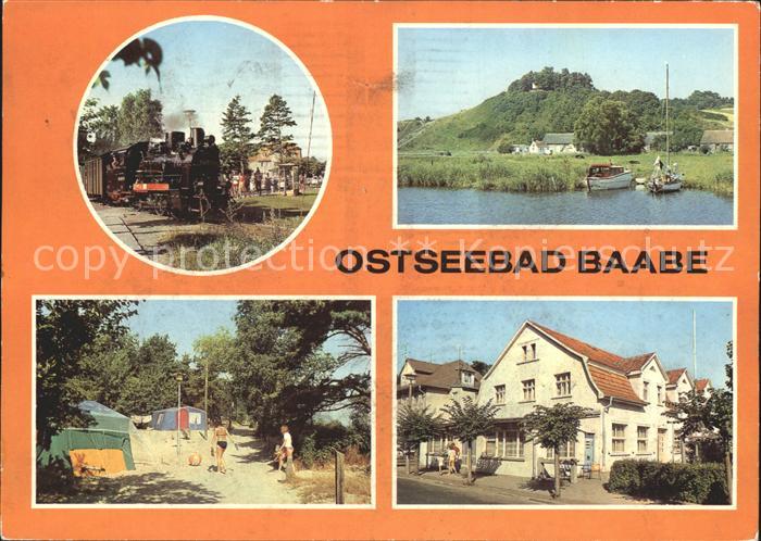 Baabe Ostseebad Ruegen Kleinbahn Moritzburg Camping