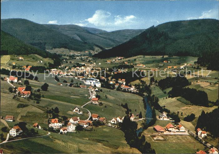 Baiersbronn Schwarzwald Fliegeraufnahme