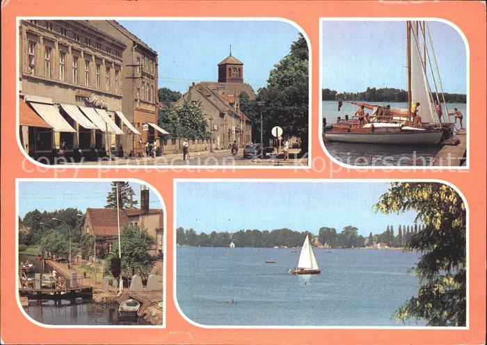 Storkow Mark Altstadt Schleuse See