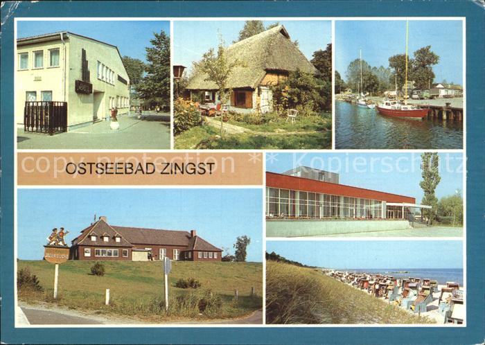 Zingst Ostseebad FDGB Urlauberrestaurant Nordlicht Katen Hafen Kurhaus FDGB Feri