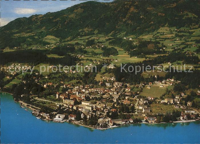 Millstatt Millstaettersee Fliegeraufnahme