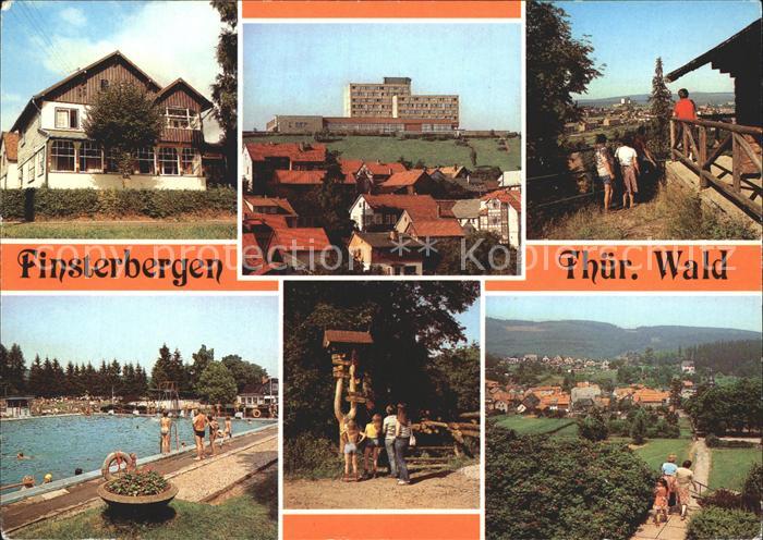 Finsterbergen Gaststaette Waldschloesschen FDGB Erholungsheim Blockhuette Hainfe